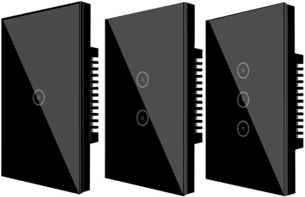 Jinvoo Smart Wi-Fi Touch panel, Smart Timing Switch, Smartphone Remote Control,Works with Alexa Echo and Google Assistant[A+]