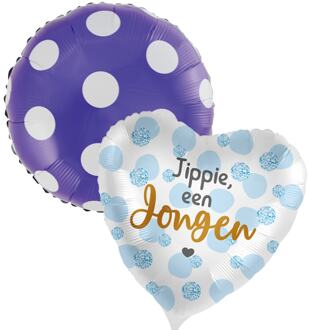Jippie een jongen ballon duo