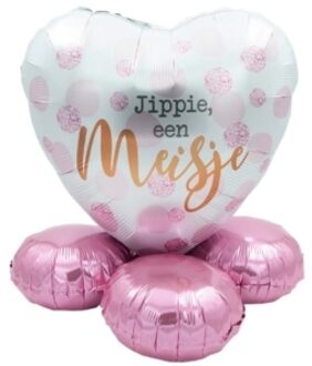 Jippie een meisje ballon cadeau