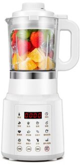 Jiqi 0.8L Automatische Sojamelk Machine Elektrische Fruit Maker Juicer Groente Extractor Voedsel Blender Pap Filter Gratis 110/220V wit / 110v