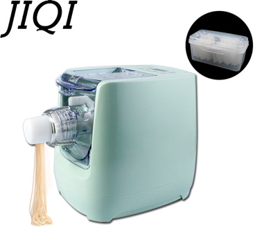 JIQI Automatic Electric Pasta Maker DIY Vegetable Noodle Press Machine Dumpling Spaghetti Cutter Noodles Hanger Dough Blender EU