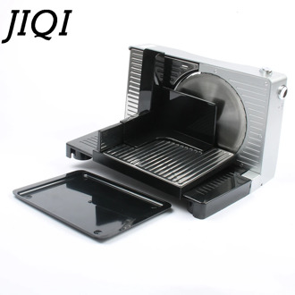JIQI Electric Food Slicer Meat Planing Mincer Mutton Roll Frozen Beef Cutter Lamb Vegetable Automatic Cutting Machine 110V 220V