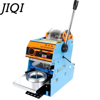 JIQI Manual Handle cup sealing machine commercial sealer hand pressure sealing maker Bubble pearl milk tea shop closure Cup lid