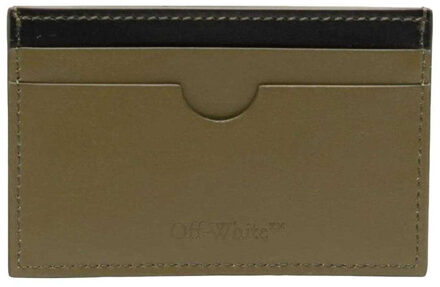 Jitney Leren Kaart Houder (Militair Groen)