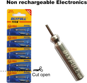 Jiuyu Smart Vissen Led Light Float Lichtgevende Gloeiende Float + Lader Set Fish Bite Automatisch Herinneren Elektrische Vissen Boei Backup accu 5stk