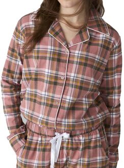 JJB3 Katoenen pyjama met lange mouwen voor dames Roze