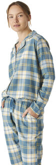 JJB3 Pyjama met lange mouwen voor dames Blauw