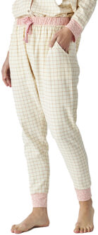 JJB3 Pyjama met lange mouwen voor dames Crème