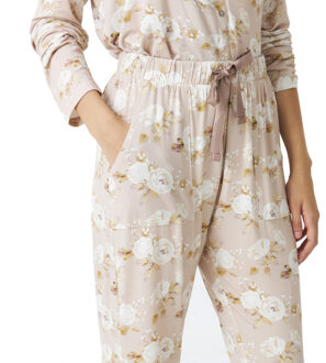 JJBDP1000 Damespyjama met lange mouwen - maat Roze