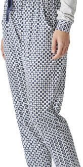 JJBEP1600 Katoenen damespyjama met lange mouwen - maat Grijs