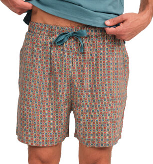 JJBFH5001 Korte mouwen pyjama voor heren Blauw