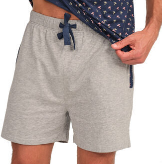 JJBFH5300 Korte mouwen pyjama voor heren Blauw - 2XL