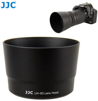 Jjc Omkeerbare Bajonet Camera Zonnekap Voor Canon EF-S 55-250Mm F/4-5.6 Is Stm lens Vervangt Canon ET-63 Lens Schaduw