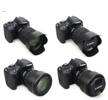 Jjc Zonnekap Voor Canon EF-S 18-135Mm F/3.5-5.6 Is Usm, rf 24-104Mm F4 L Is Usm Lens Op Canon Eos R6 80D 77D 60D Vervangt EW-73D
