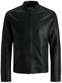 Jjewarner Jas - Stijlvol en Trendy Jack & Jones , Black , Heren - 2Xl,Xl