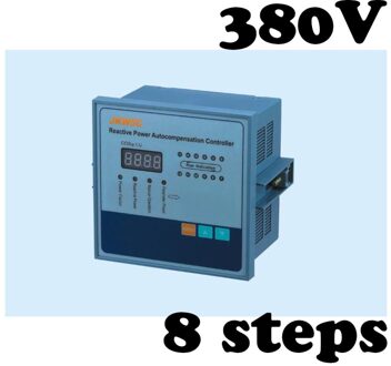 JKW5C-8 Reactief vermogen compensatie controller voor power factor condensator 6 stappen 380 v cos power