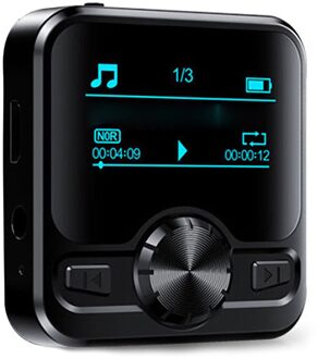 Jnn M9 MP3 Speler Draagbare Digitale Muziekspeler Fm Radio Ondersteuning Bt Functie Met 3.5 Mm Hoofdtelefoon Metal Oplaadbare Batterij 16GB