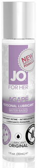 JO For Her Agapé Original - Glijmiddel op Waterbasis - 30ml