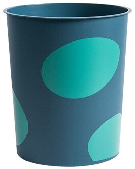 JO LIFE Home Multifunctional Garbage Can Kitchen Bedroom High Capacity Printed Storage Container Trash Bin Cleaning Tool groen