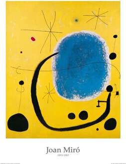 Joan Miro - L'oro Dell'azzurro Kunstdruk 60x80cm