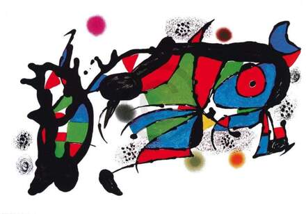 Joan Miro - Obra De Joan Miro Kunstdruk 100x70cm