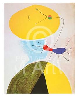 Joan Miro - Portrait, 1938 Kunstdruk 60x80cm