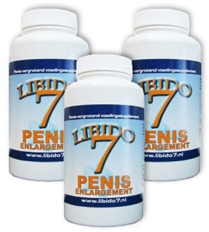 Jobacom Libido 7 Erectiepillen 60st. - 3st. Nvt