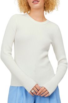 Jodi Tight Crew Neck Knit Shirt Dames off white - M