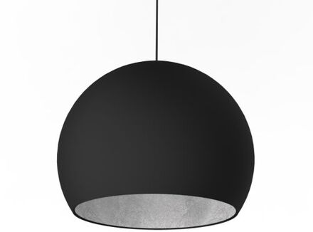 Joe Hanglamp, 1x E27, Metaal, Zwart Mat/gouden Zilveren, D.40cm