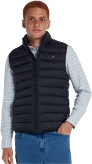 Joel gewatteerd herenvest (Zwart)