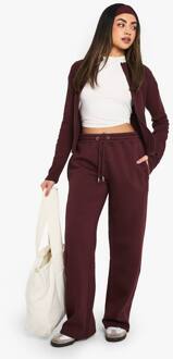 Jogger Met Rechte Pijpen, Chocolate - XS