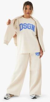 Jogger Met Rechte Pijpen, Ecru - L