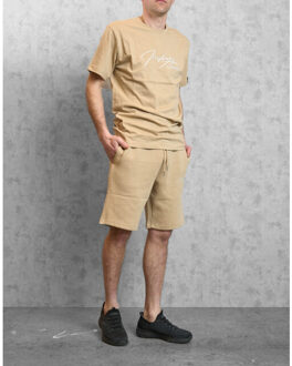 Jogging set heren jogging stof gianni - maat S Bruin