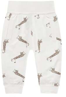 Joggingbroek BABY ON TOUR uit white allover Wit - 56