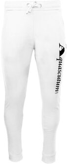 joggingbroek met wit logo