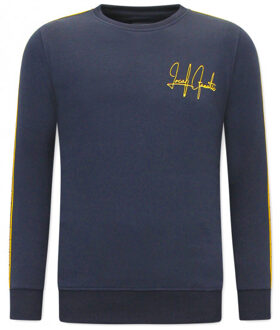 Joggingpak greek ribbon - maat L Blauw