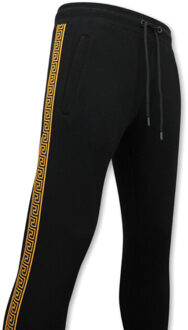 Joggingpak greek ribbon Zwart - XXL