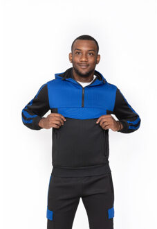 Joggingpak heren trainingspak - valencia - maat S Zwart