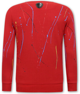 Joggingspak icon painted Rood - XXL