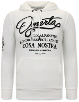 Joggingspak omerta, cosa nostra Wit - L