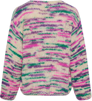 Johanna gebreide cardigan in roze - L/XL