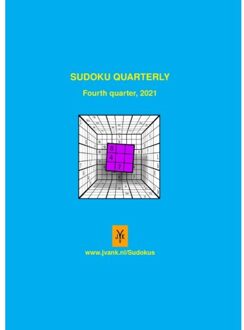 Johannes Van Kessel Advising Sudoku Quarterly - Herman Adèr