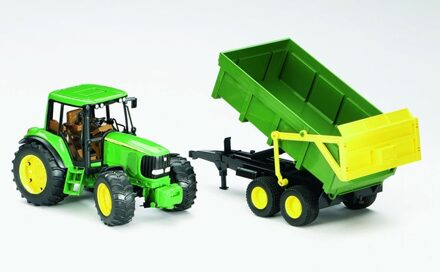John Deere Traktor with Trailer 1134 (2058)
