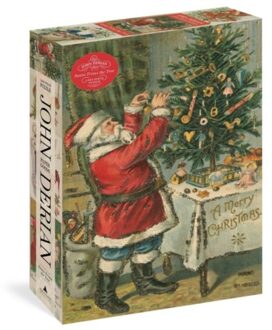 John Derian Paper Goods: Santa Trims The Tree 1,000-Piece Puzzle - John Derian