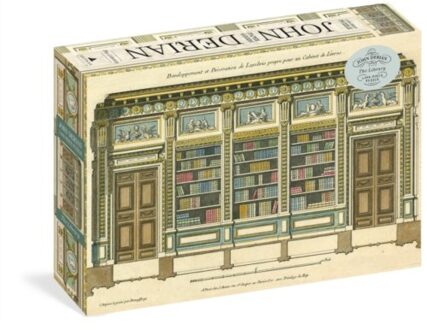 John Derian Paper Goods: The Library 1,000-Piece Puzzle - Artisan Puzzle - John Derian