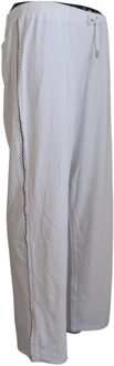 John Galliano Casual Broeken Wit