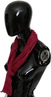 John Galliano Gebreide Sjaal Donkerrood