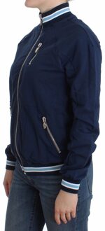 John Galliano Katoenen vest met blauwe rits voor dames Zwart