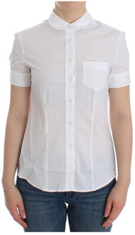 John Galliano Prachtige Witte Katoenen Shirt Top John Galliano , White , Dames - S,Xs