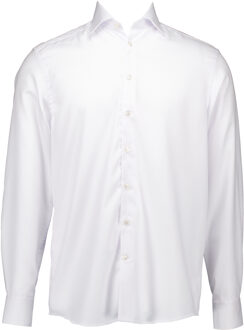 John Miller Lange mouw overhemden Wit - 40 (M)